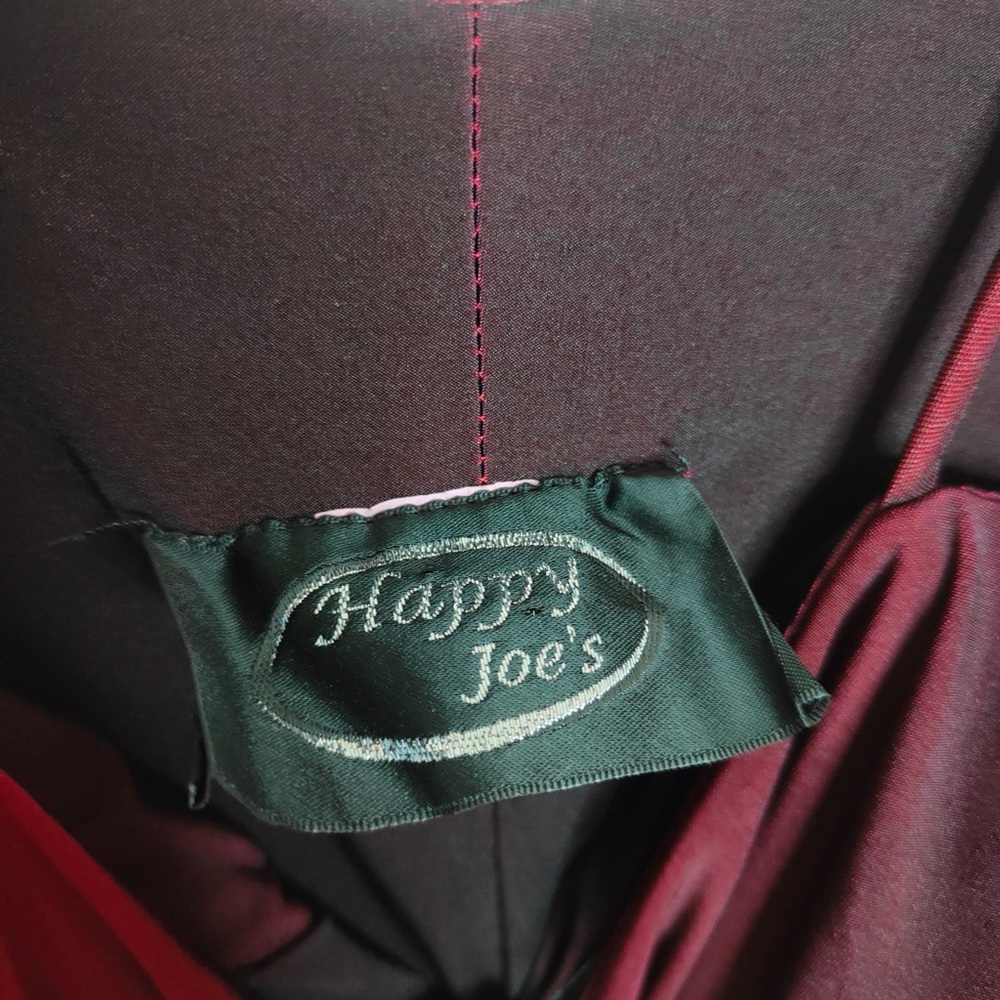 Vintage Happy Joe’s Size Small Black Red Ombré Maxi Evening Formal Gown Dress - Picture 9 of 10